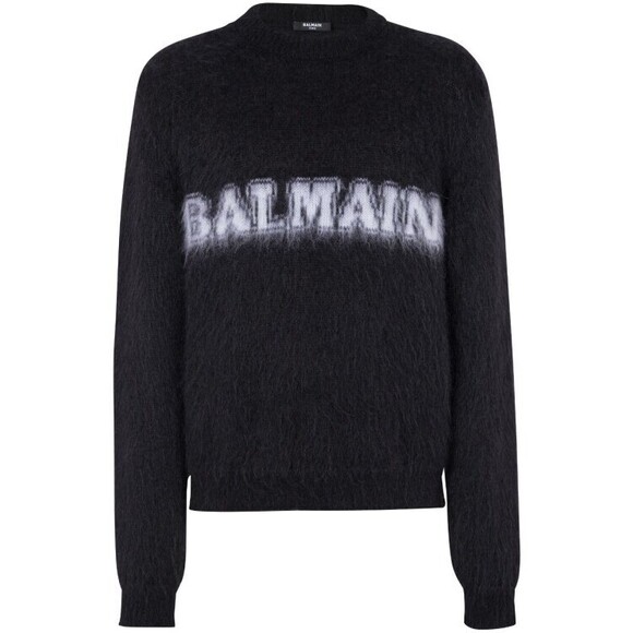 Balmain Brushed-Finish Mohair Blend Jumper - NWT